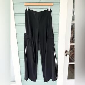 Vintage Y2K athletic side stripe wide leg pants sporty spice 2000s athleisure